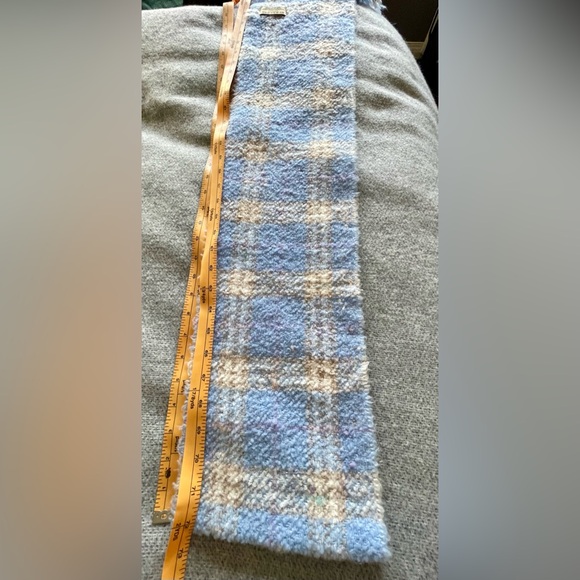 Burberry Blue Plaid Scarf - Picture 5 of 5
